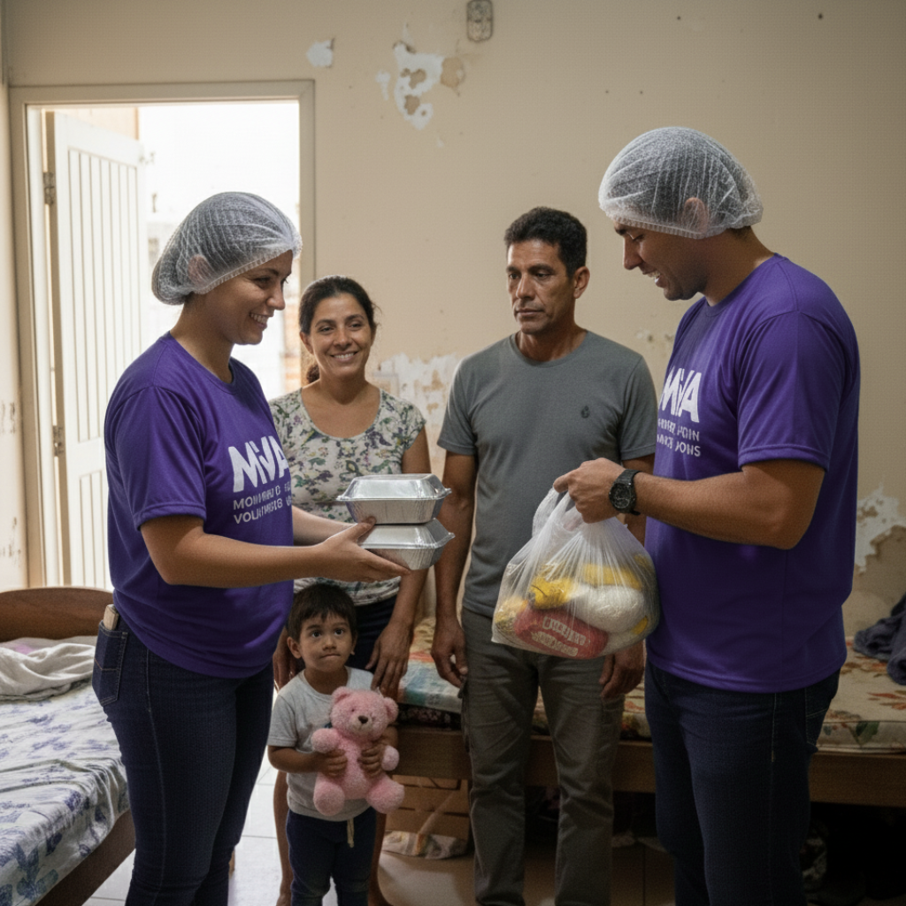Distribuição de Donativos